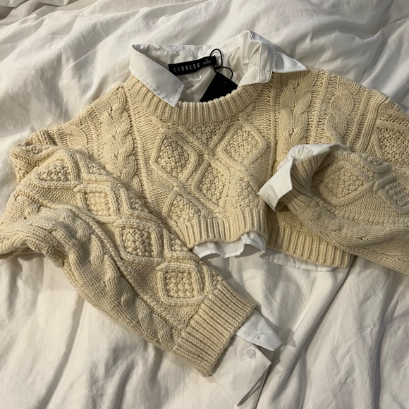 Brand new with tags Princess Polly Cropped Sweater - Picture 4 of 4